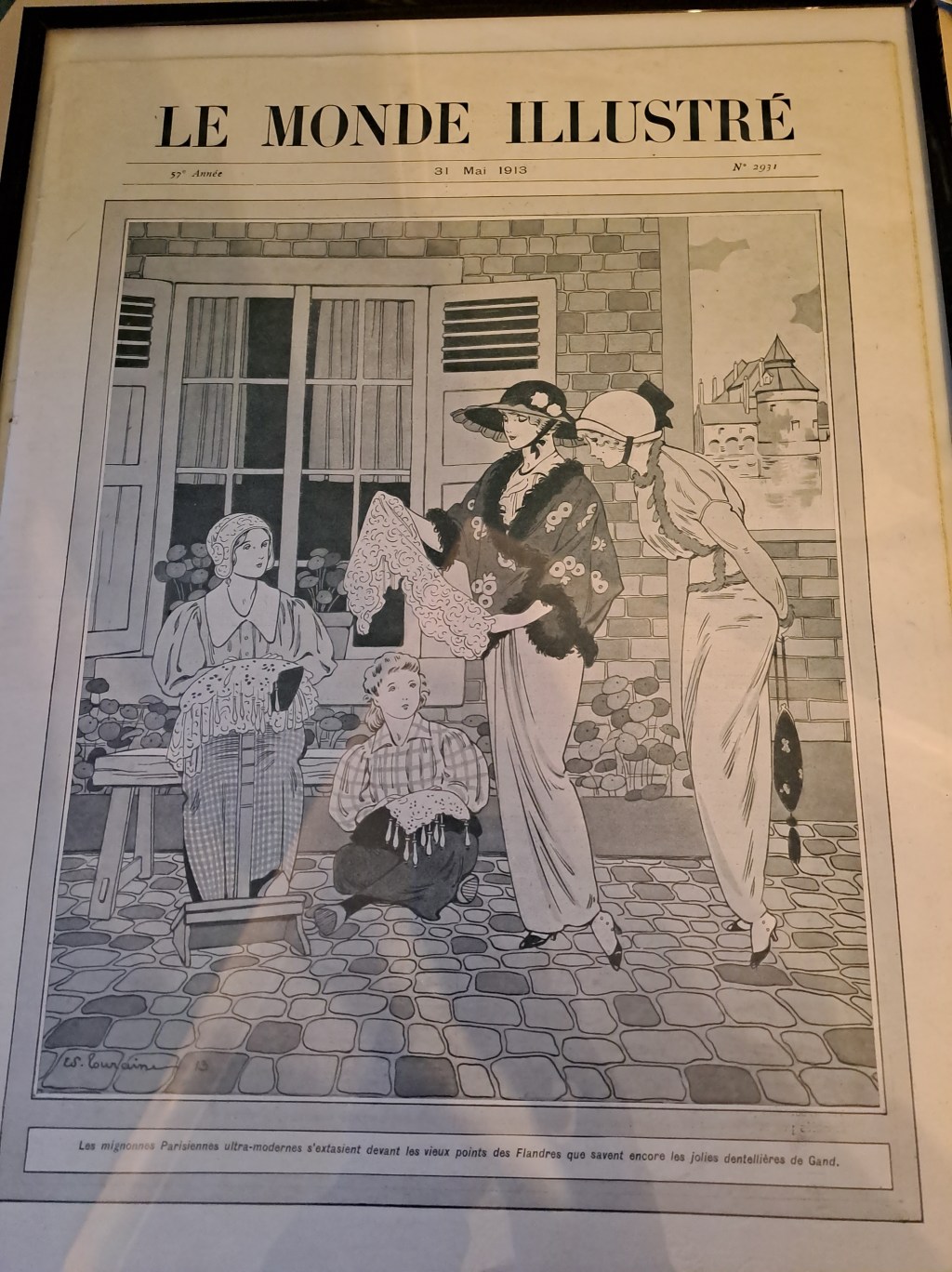 Listening whilst lacemaking